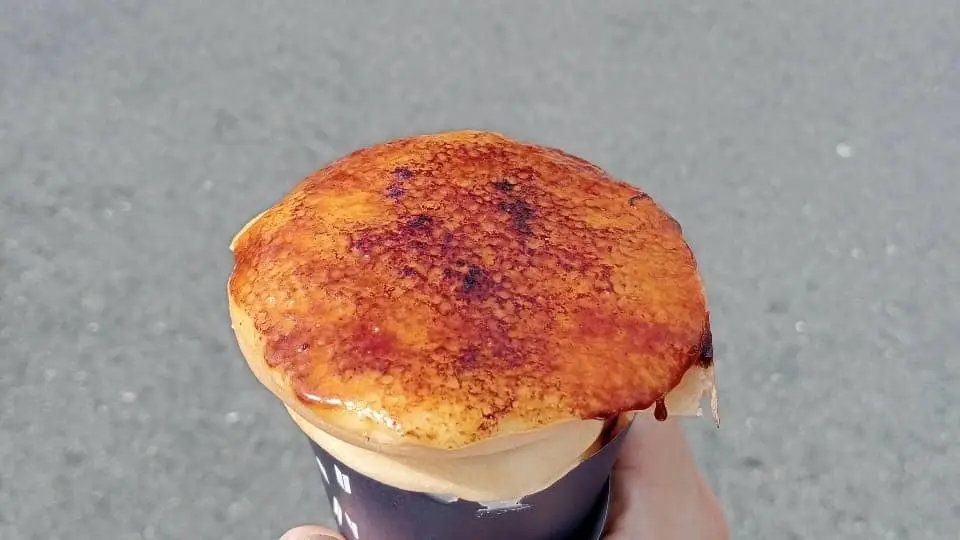 ノナカマチクレープのブリュレクレープ